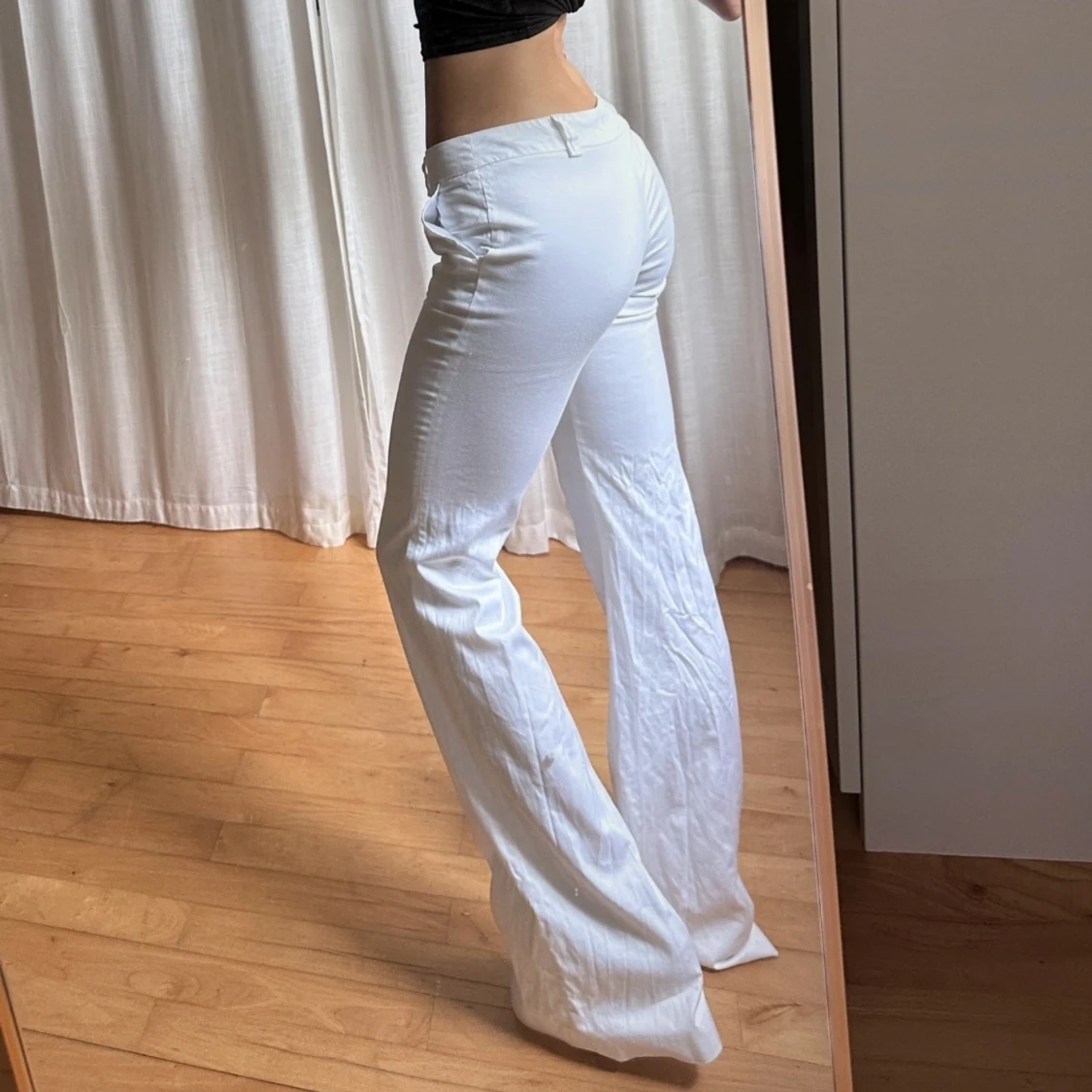 Vita bootcut byxor från Tally Weijl - 2