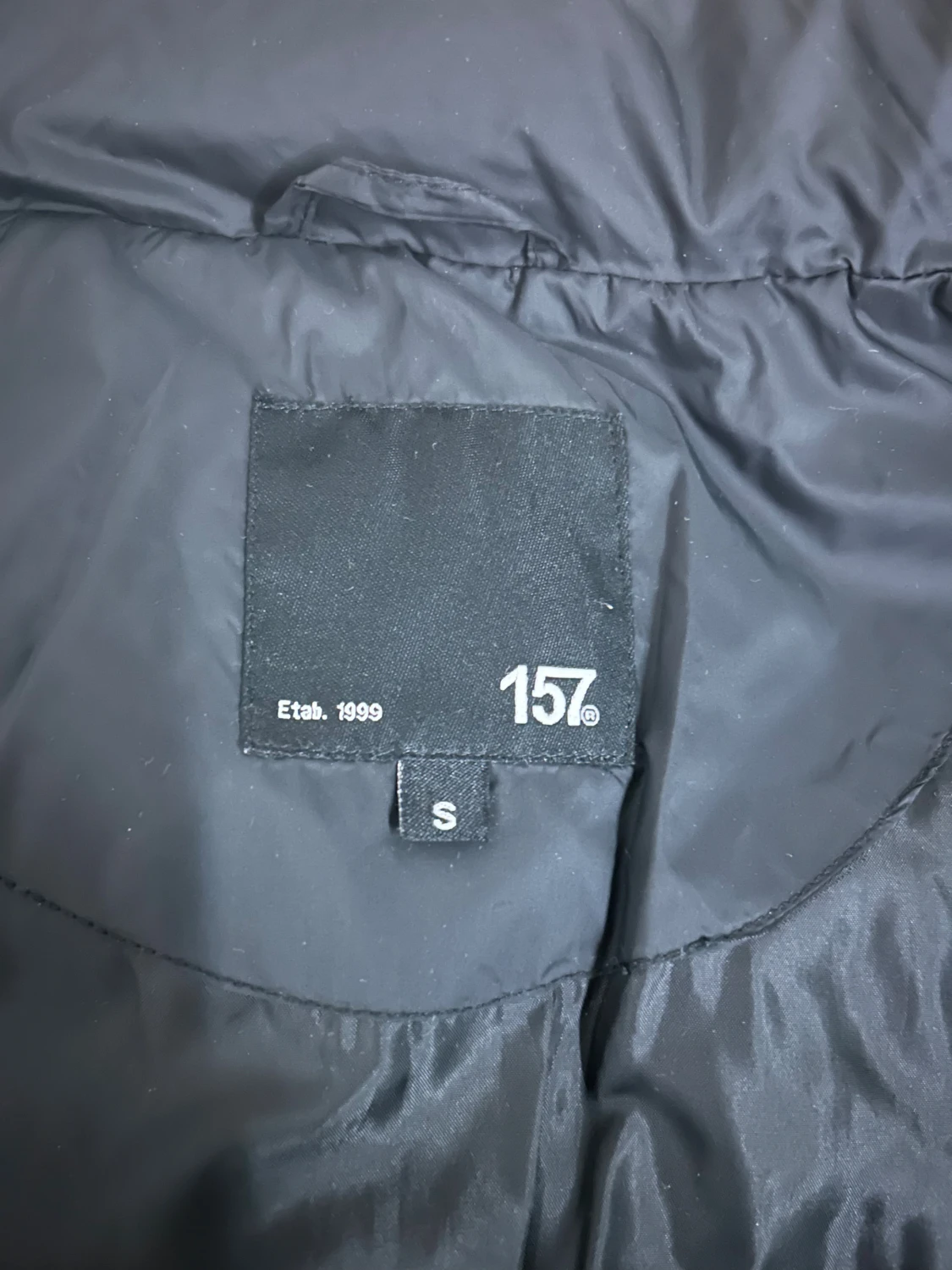 Svart pufferjacka från lager 157, S - 3