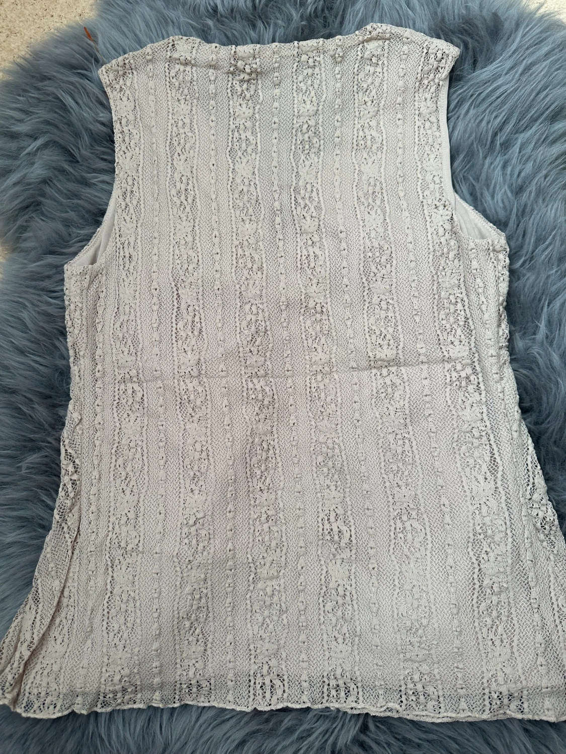 Beige spets top  - 3