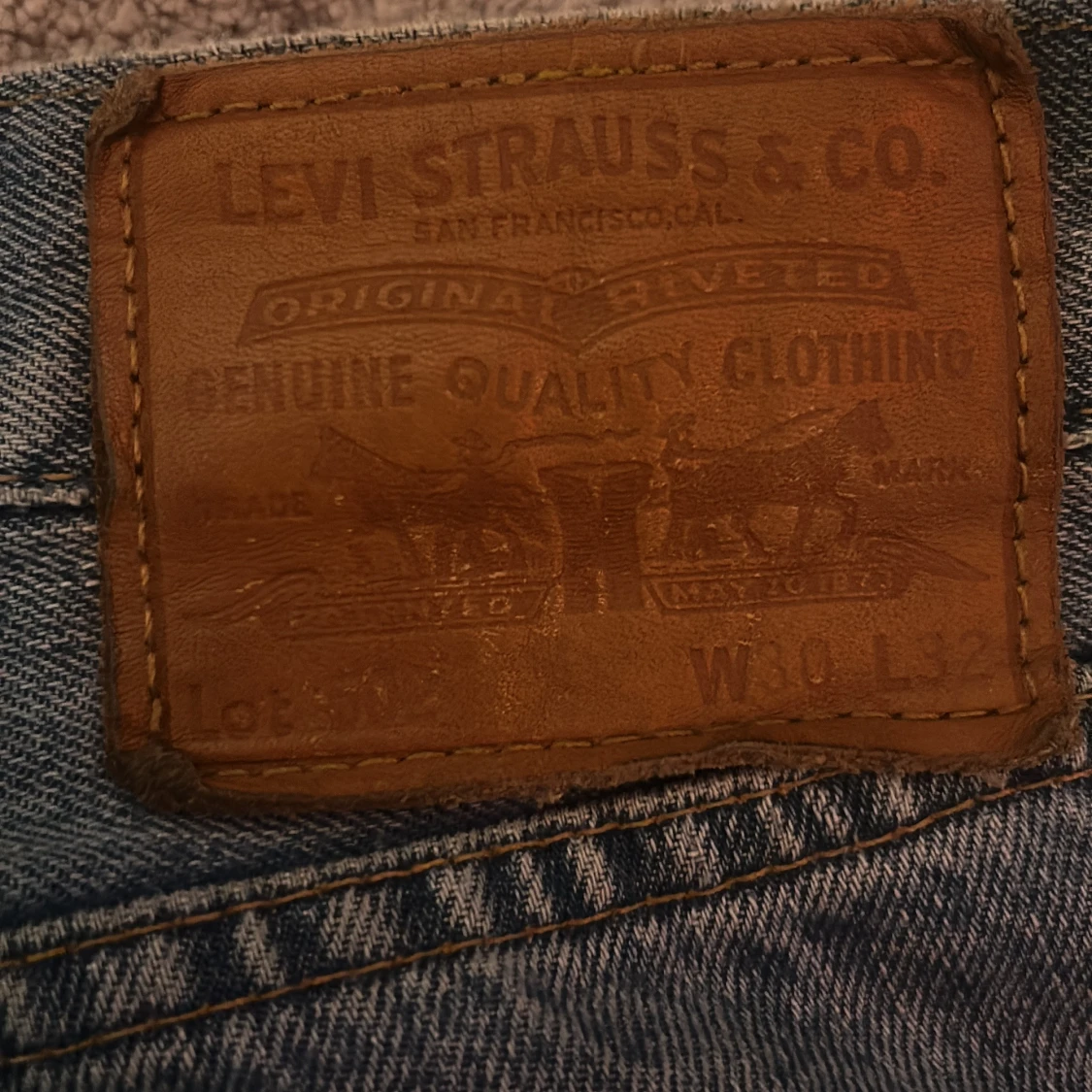 Levi's 501 ljusblå jeans W30 L32 - 2