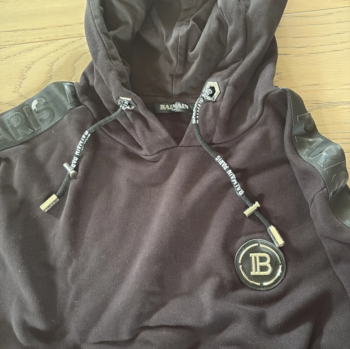 Svart hoodie från Balmain Paris - 3