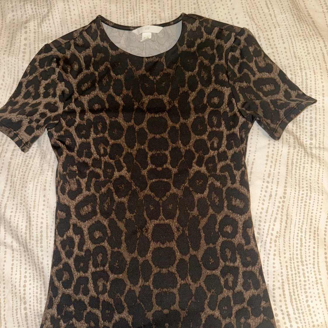 Leopardmönstrad topp från H&M