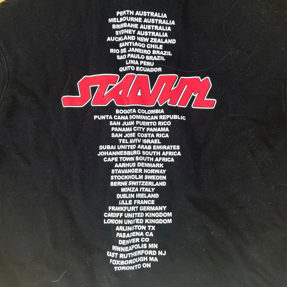 Svart Purpose Stadium Tour hoodie - 3