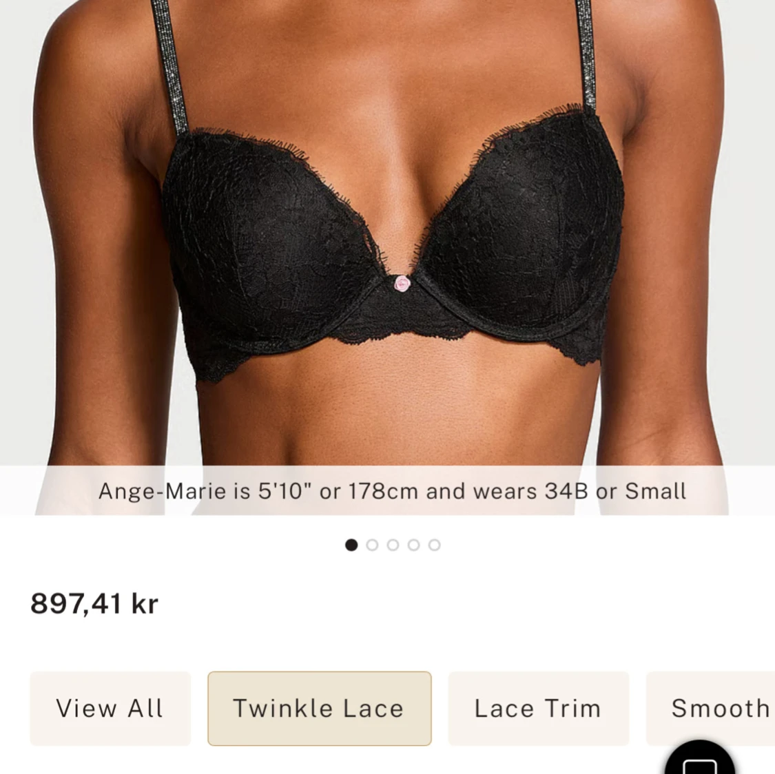 Svart spets-bh från Victoria's Secret - 4