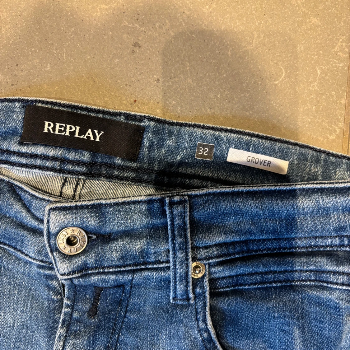 Replay Grover ljusblå jeans, stl 32 - 2