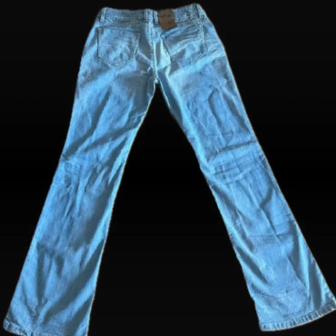 Ljusblå bootcut jeans - 2