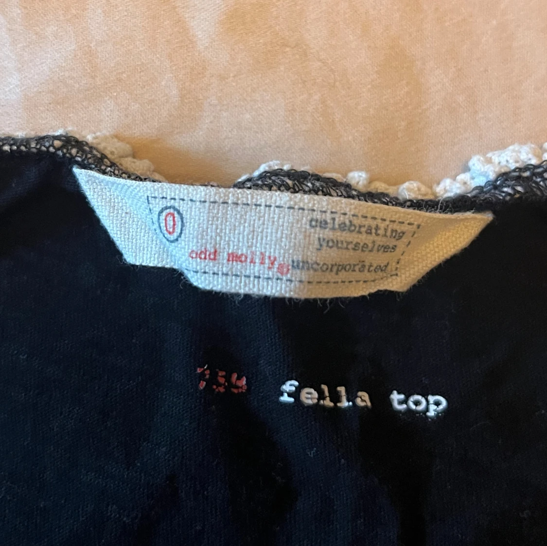 Svart Odd Molly topp med spetsdetaljer - 2