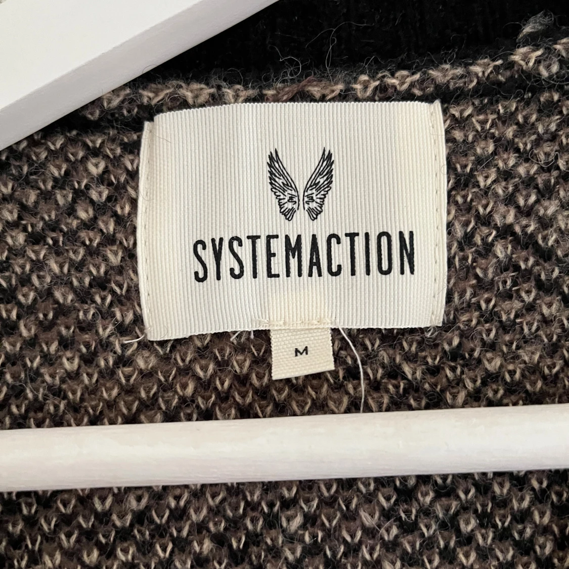 Leopardmönstrad stickad tröja - 1