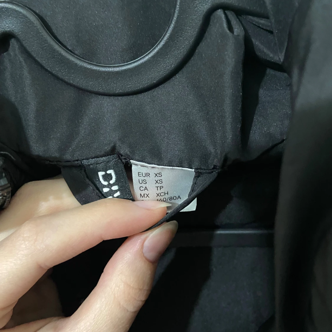 Svart lång pufferjacka H&M Divided XS - 1