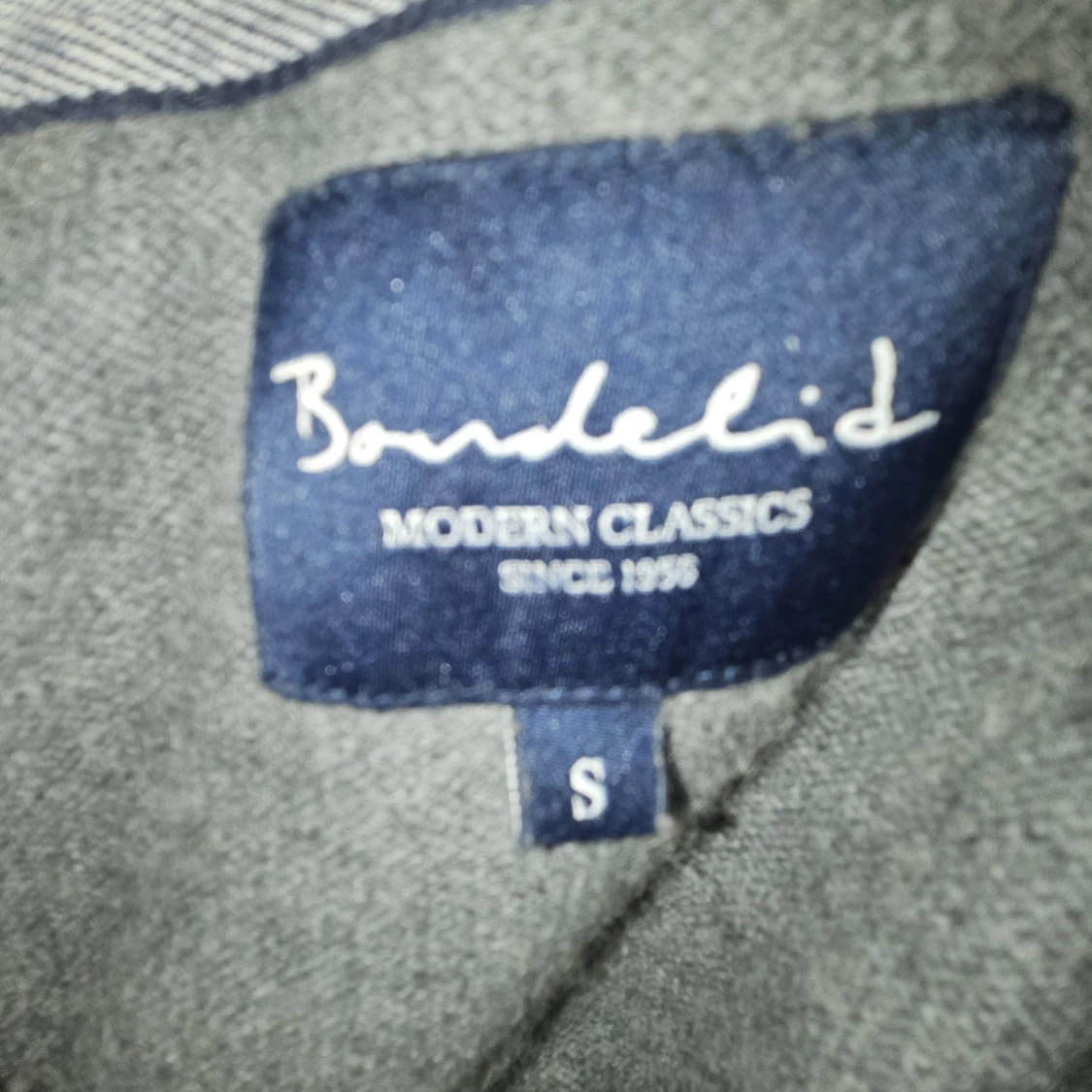 Grå half zip tröja Bondelid  - 2