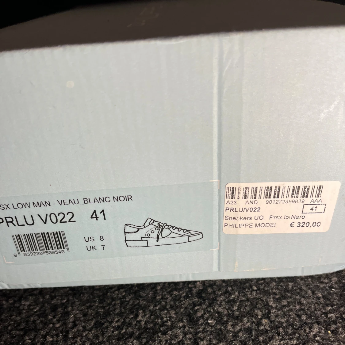 Philippe Model vita sneakers i skinn - 4