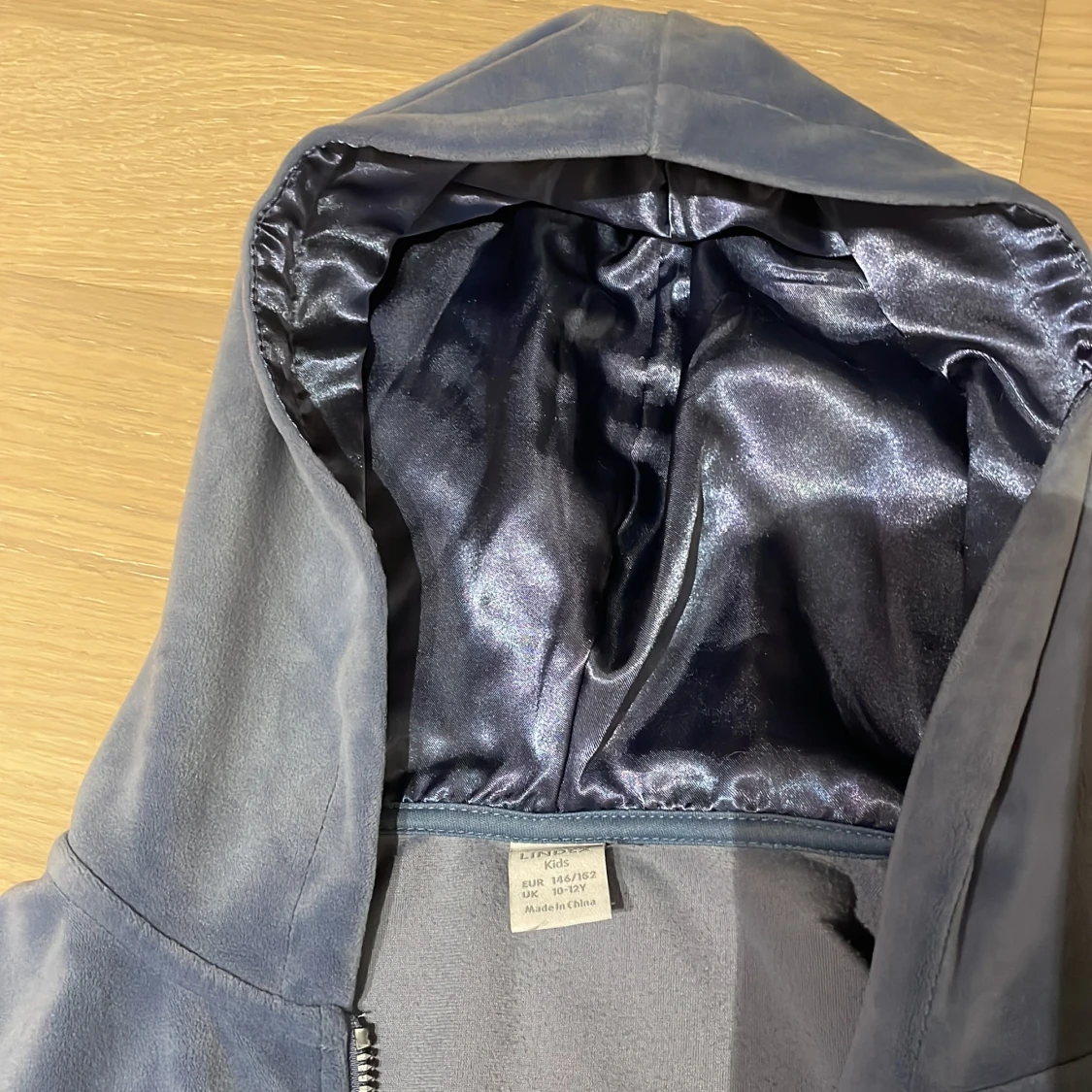 Blå mjukisset från Lindex, strl 146/152 - 4