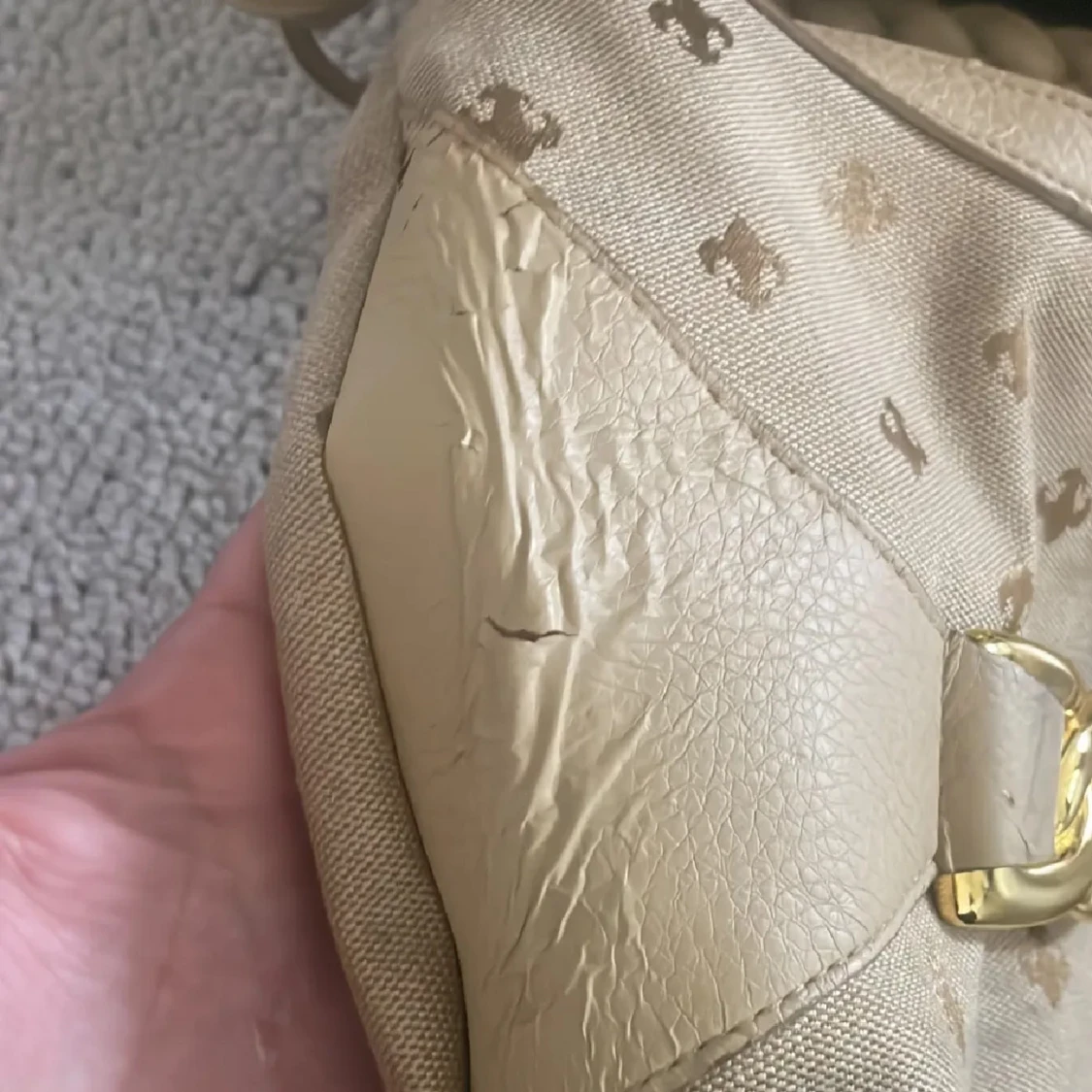 Beige handväska Friis & Company - 4