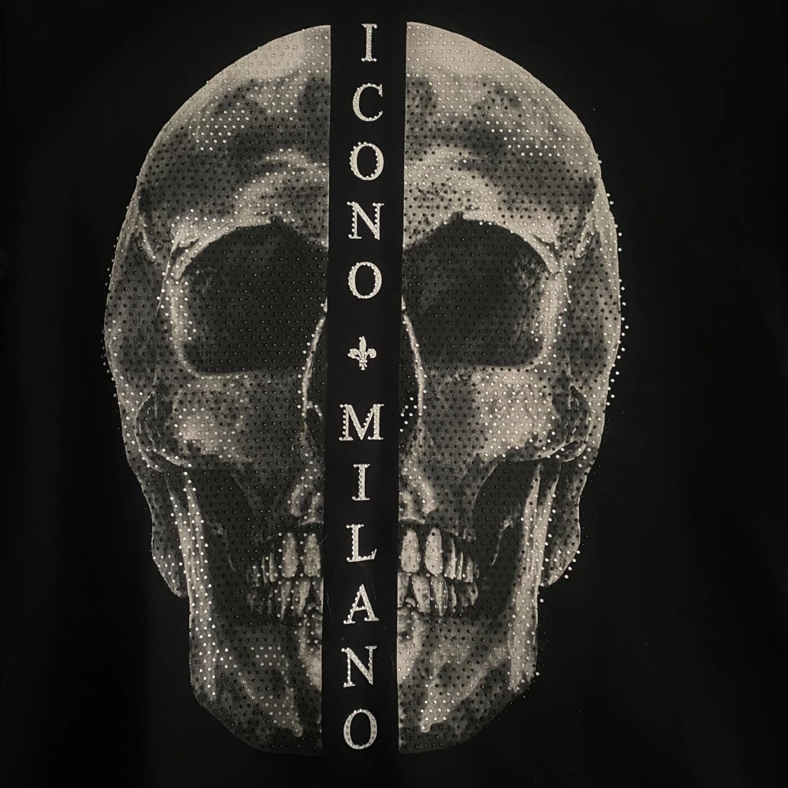 Svart sweatshirt SMDG med döskalle - 3