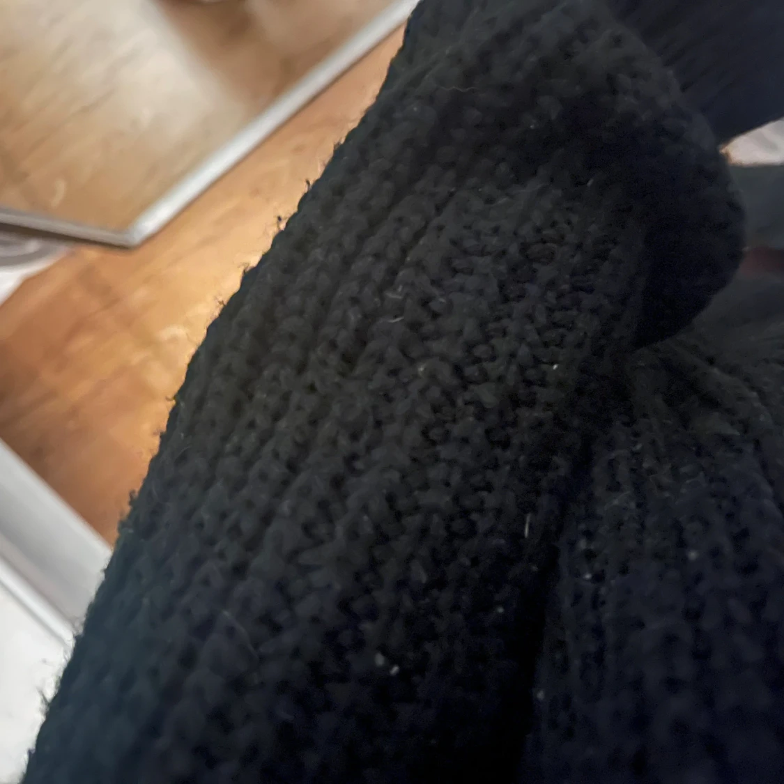 Svart stickad bolerotopp från SHEIN - 2