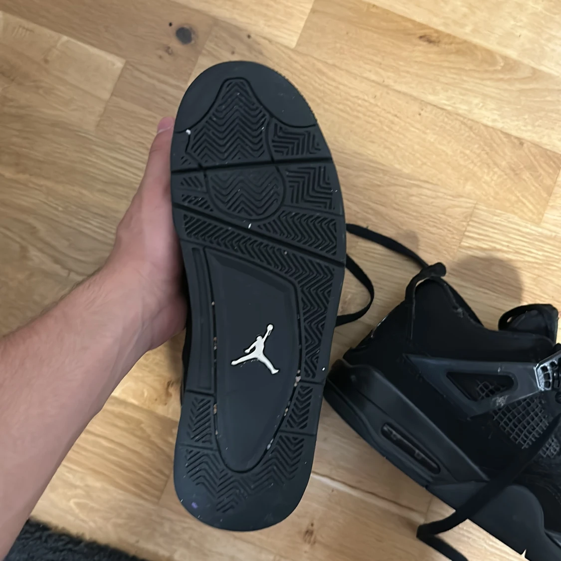 Svarta Nike Air Jordan 4 sneakers - 2