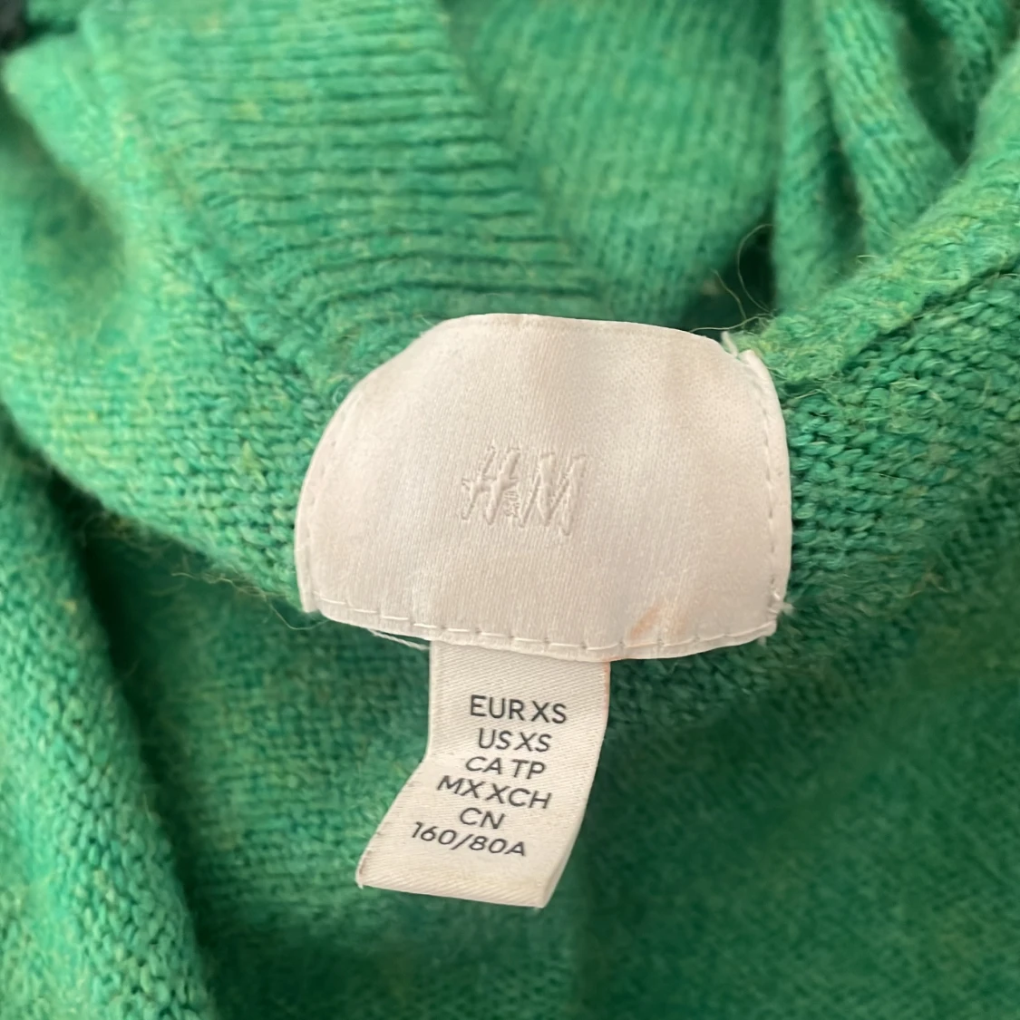 Grön stickad tröja från H&M XS-S - 3