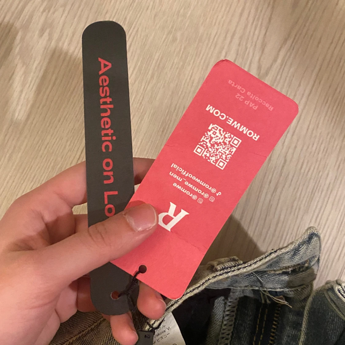 Light gray cross jeans - 91