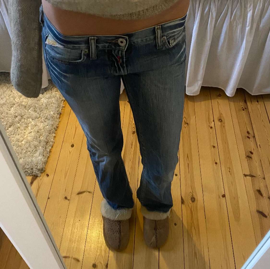 Replay lågmidjade jeans