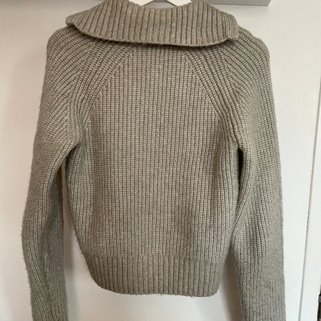 Tjocktröja med halv zip  - 91