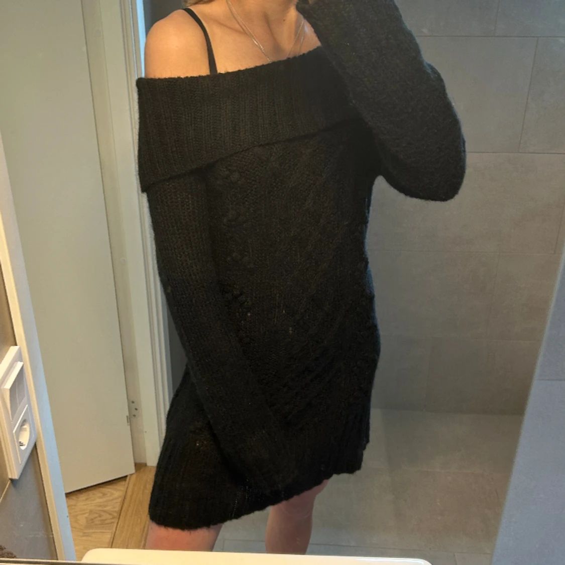 Stickad klänning  - 90