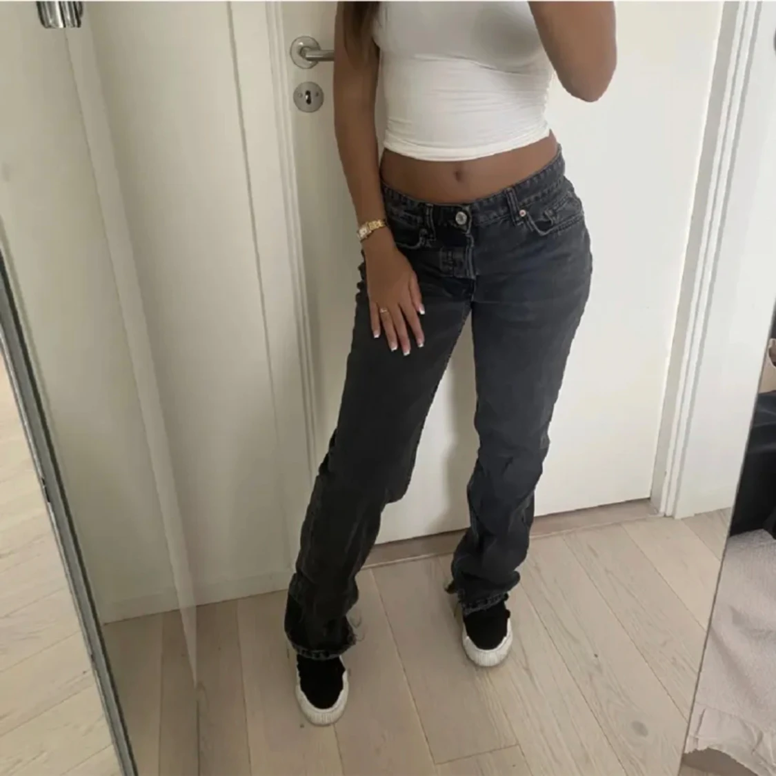Mid waist jeans  - 90