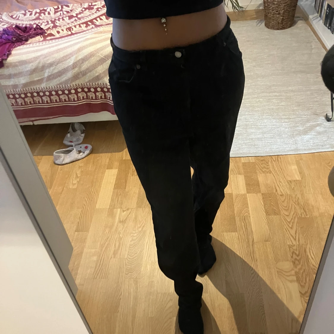 Svarta Levi’s jeans