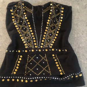 Paljett tube top - Snygg tube top med paljetter 