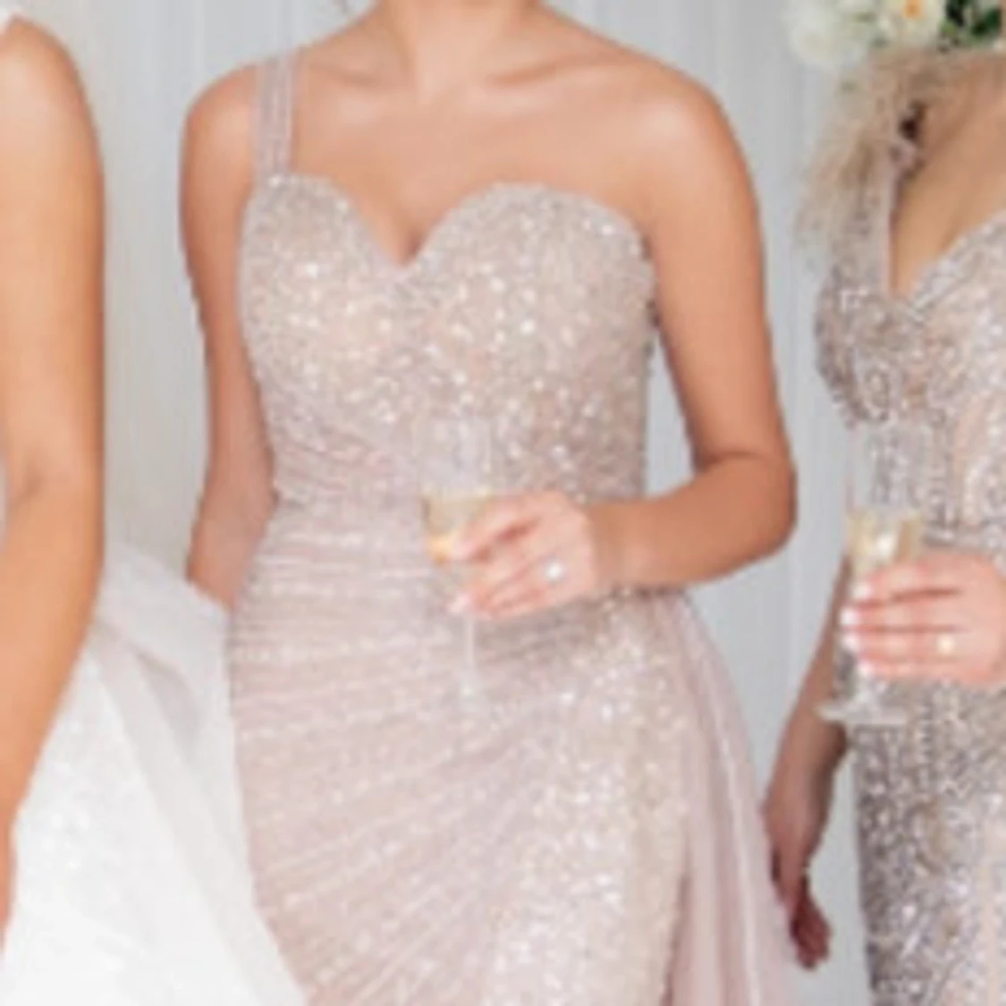 Bröllops klänning, ljus rosa - 92