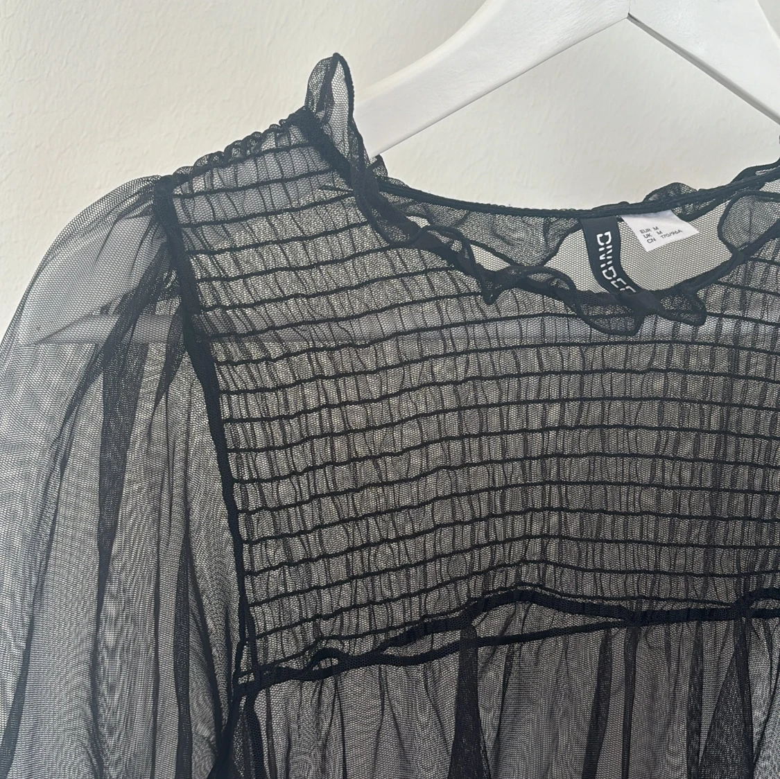 Svart meshklänning - 90