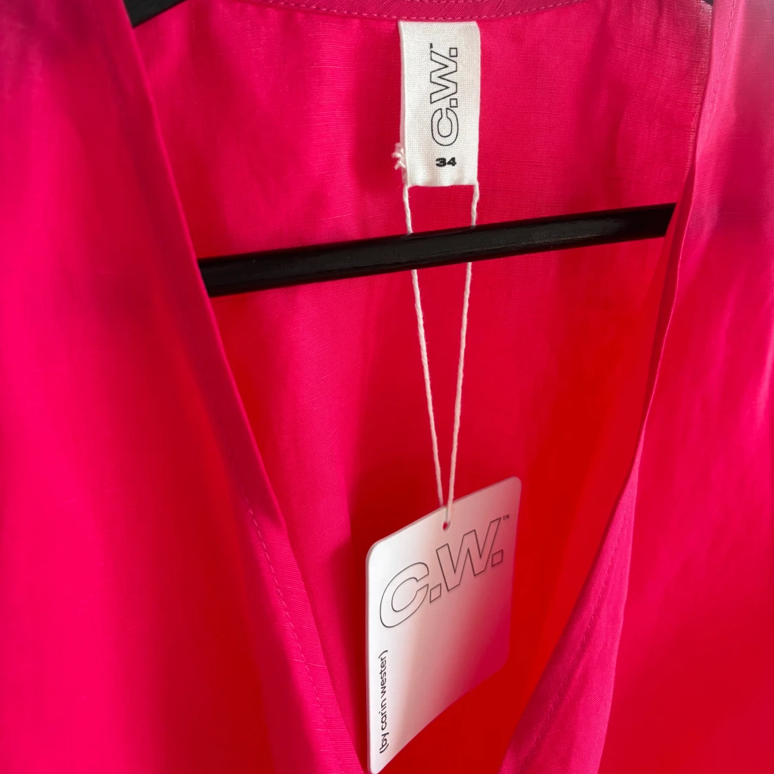 Helt ny knytklänning i linnemix - 92