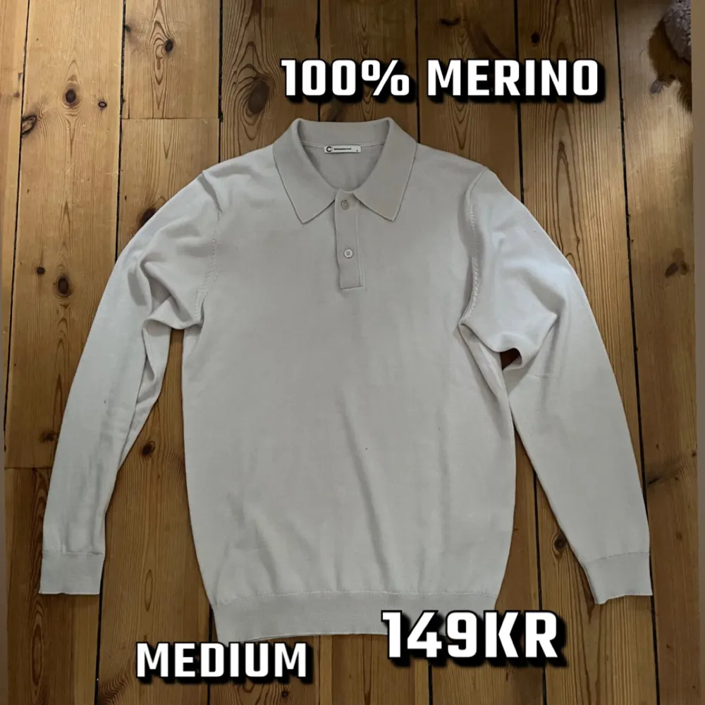 Riktigt fet långärmad piké från Cubus i 100% merinoull. Inga defekter, hör av er om ni har frågor!. Tröjor & Koftor.