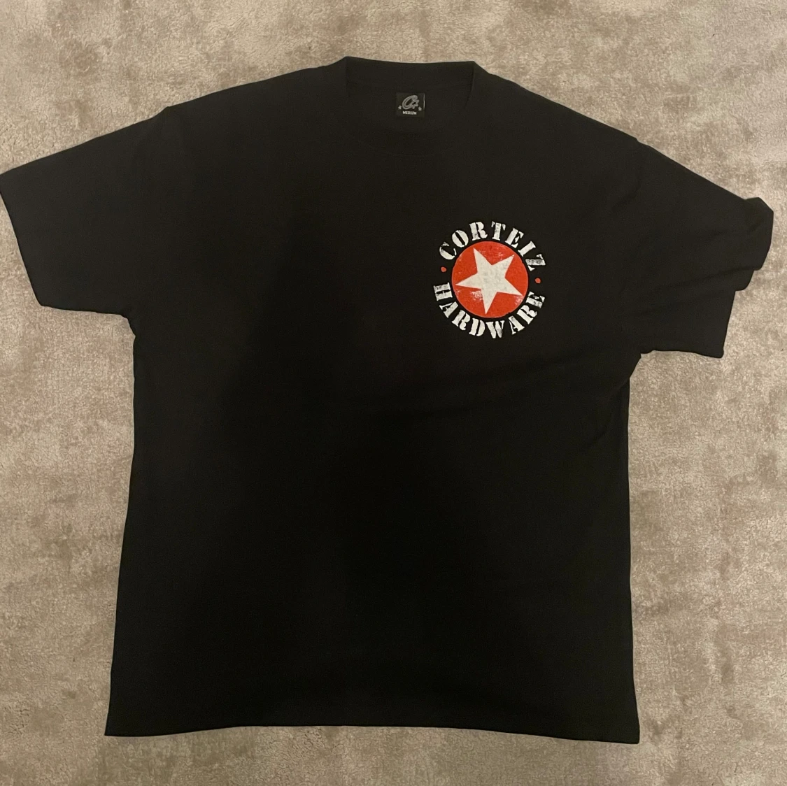 Svart Corteiz T-shirt med tryck - 90