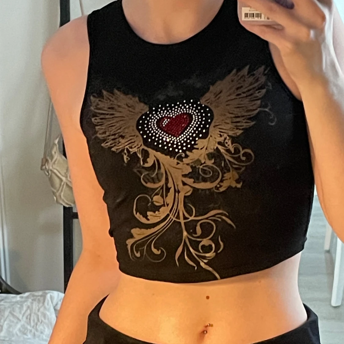 Shein y2k crop top stl xs - 90