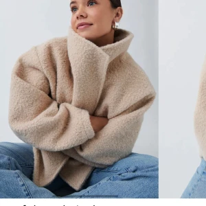 Beige kappa  - Jätte fin oanvänd slutsåld beige Teddy kappa från Gina 