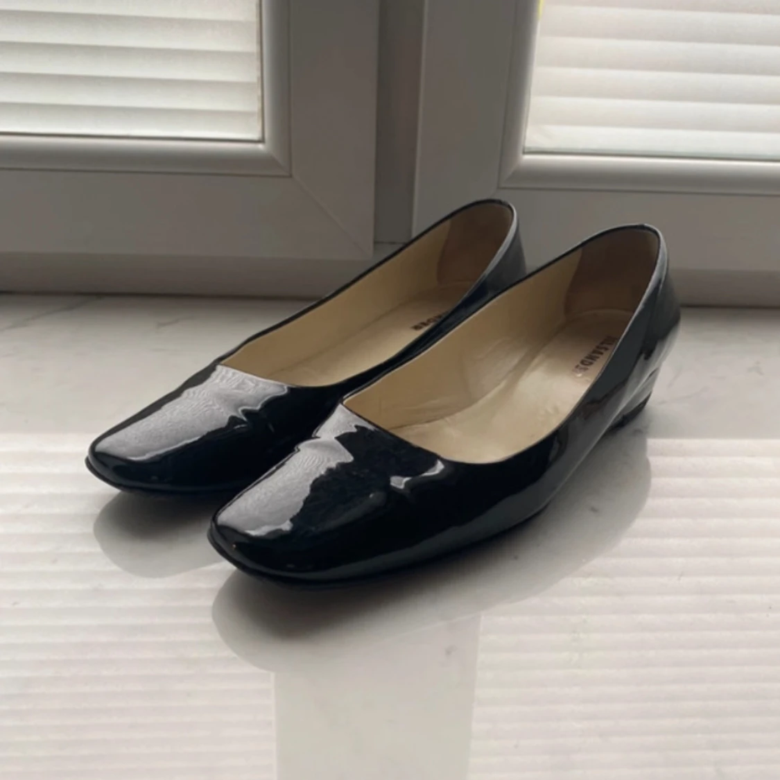 Jill Sander läder skor  - 90