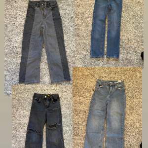 Olika jeans på storlek 134, 8-9 år Går att köpa en eller fler  15kr per jeans Köparen står för frakt, kan mötas upp i Malmö