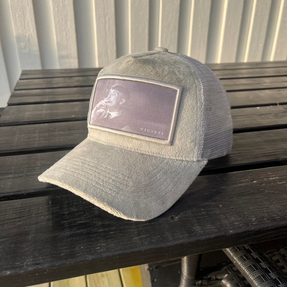 2 velvet keps går och grön  - 91