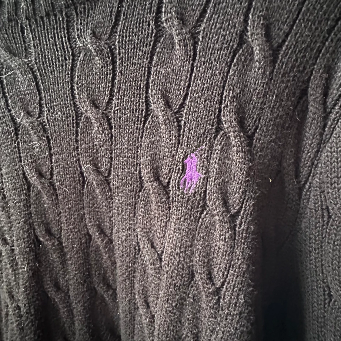 Stickad Ralph lauren tröja 