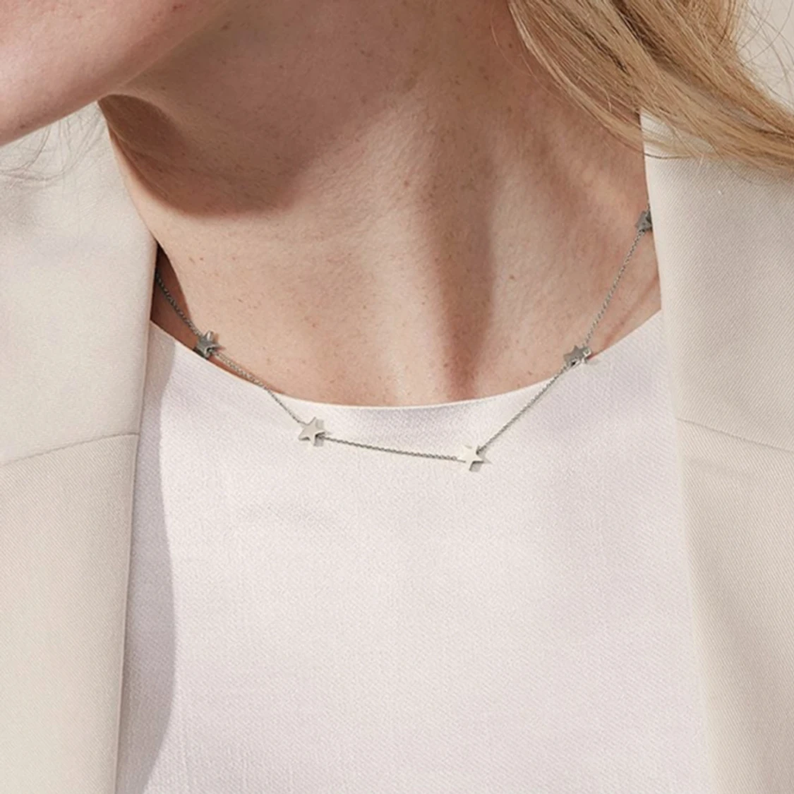 Silver halsband  - 92