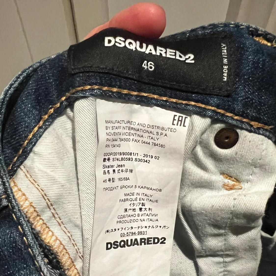 Dsq2 jeans äkta med kvitto - 3