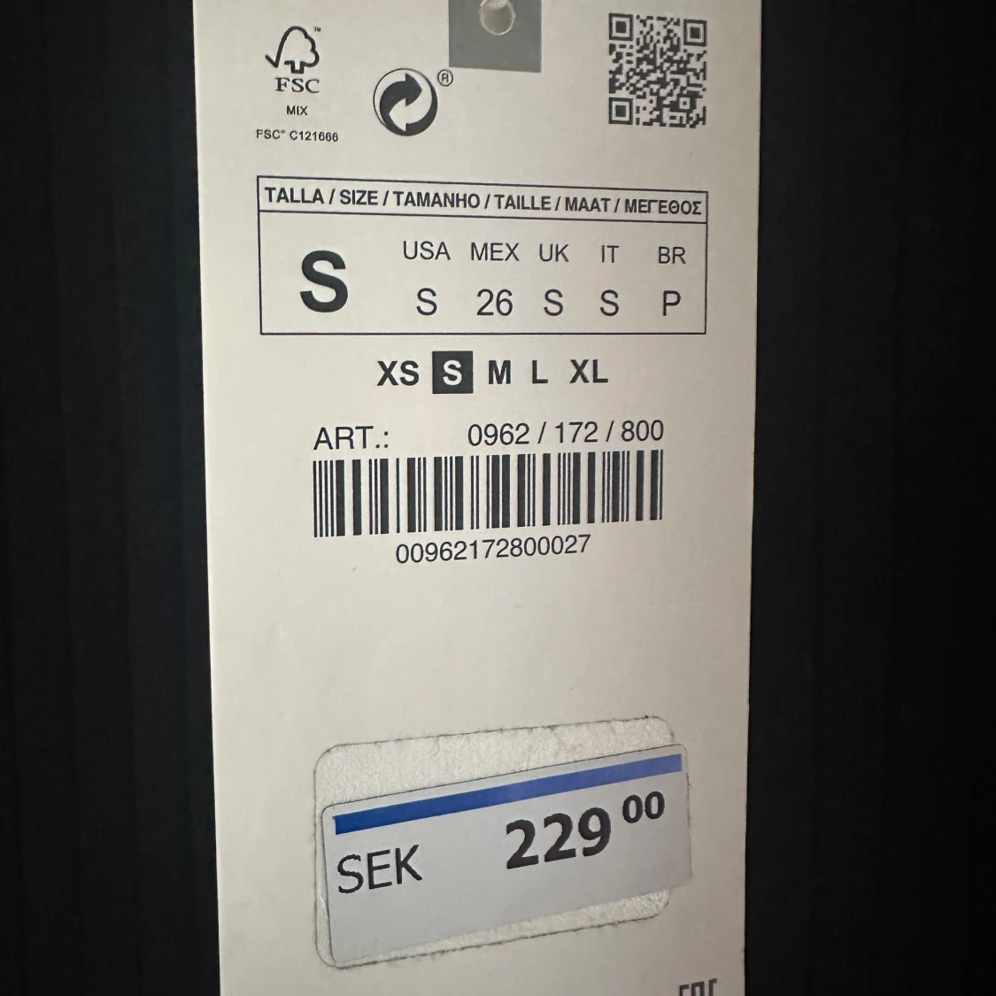 Långklänning med volang - 91