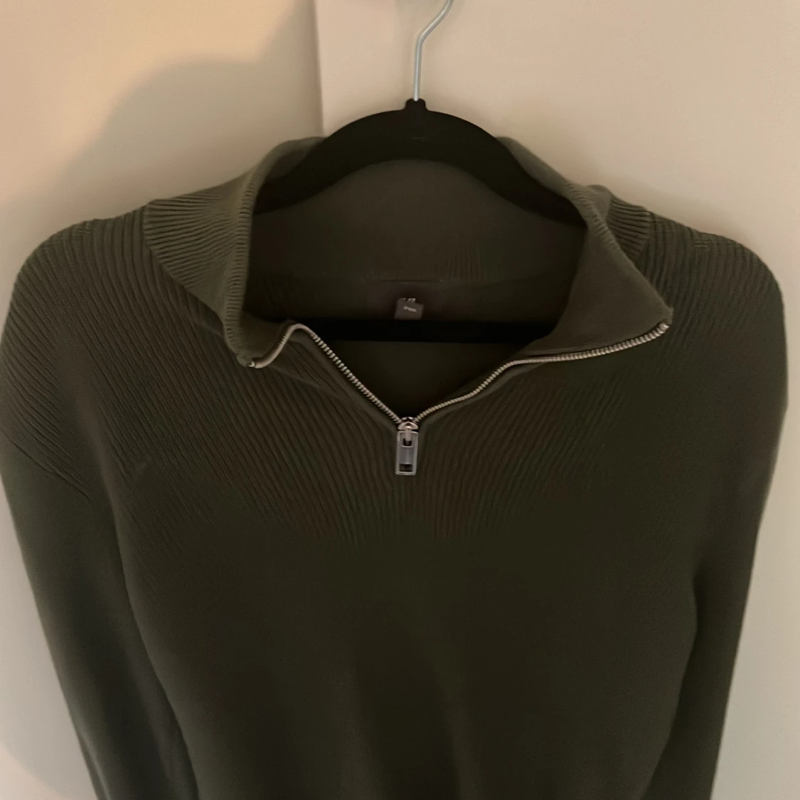 Grön half zip  - 90