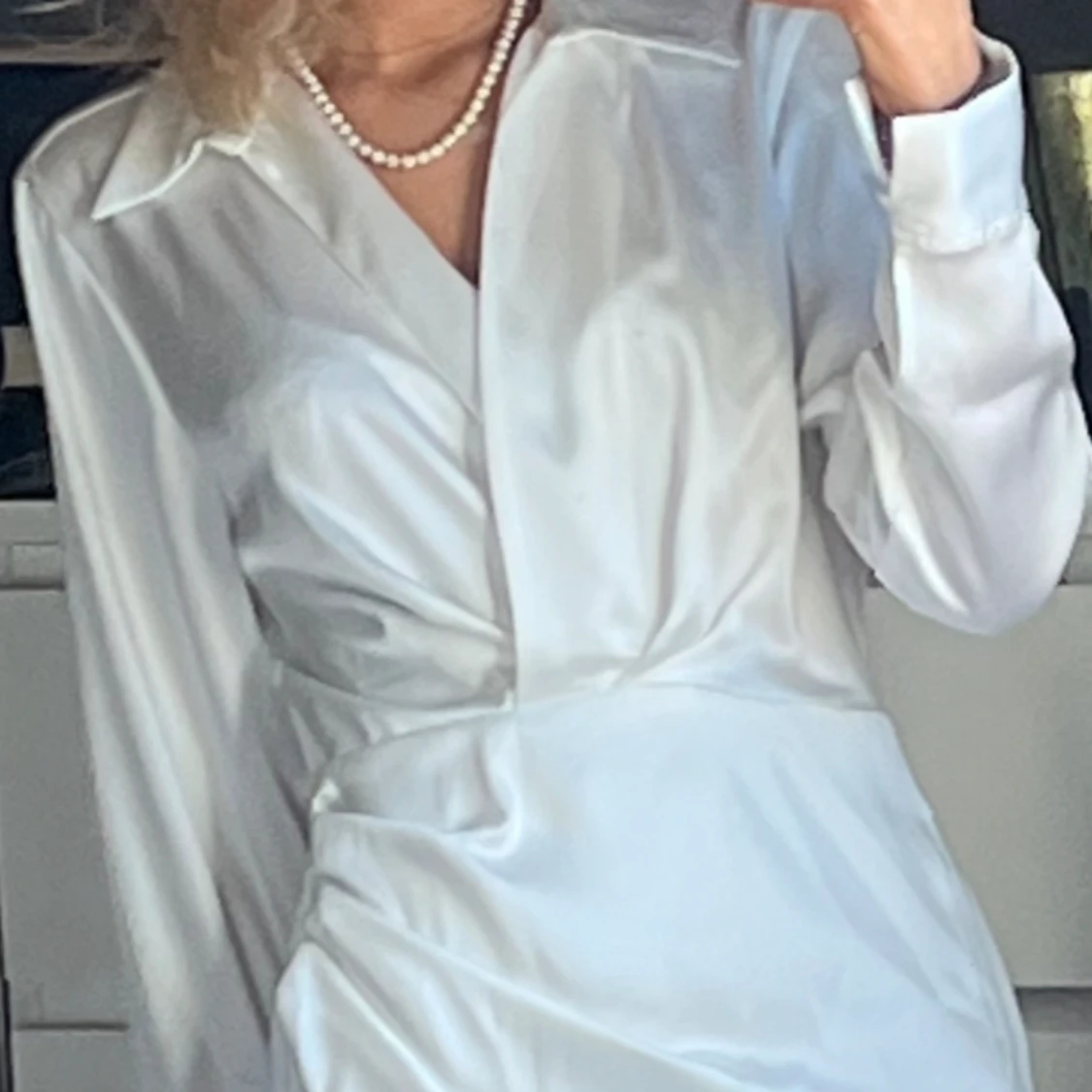 Vit zara klänning - 91