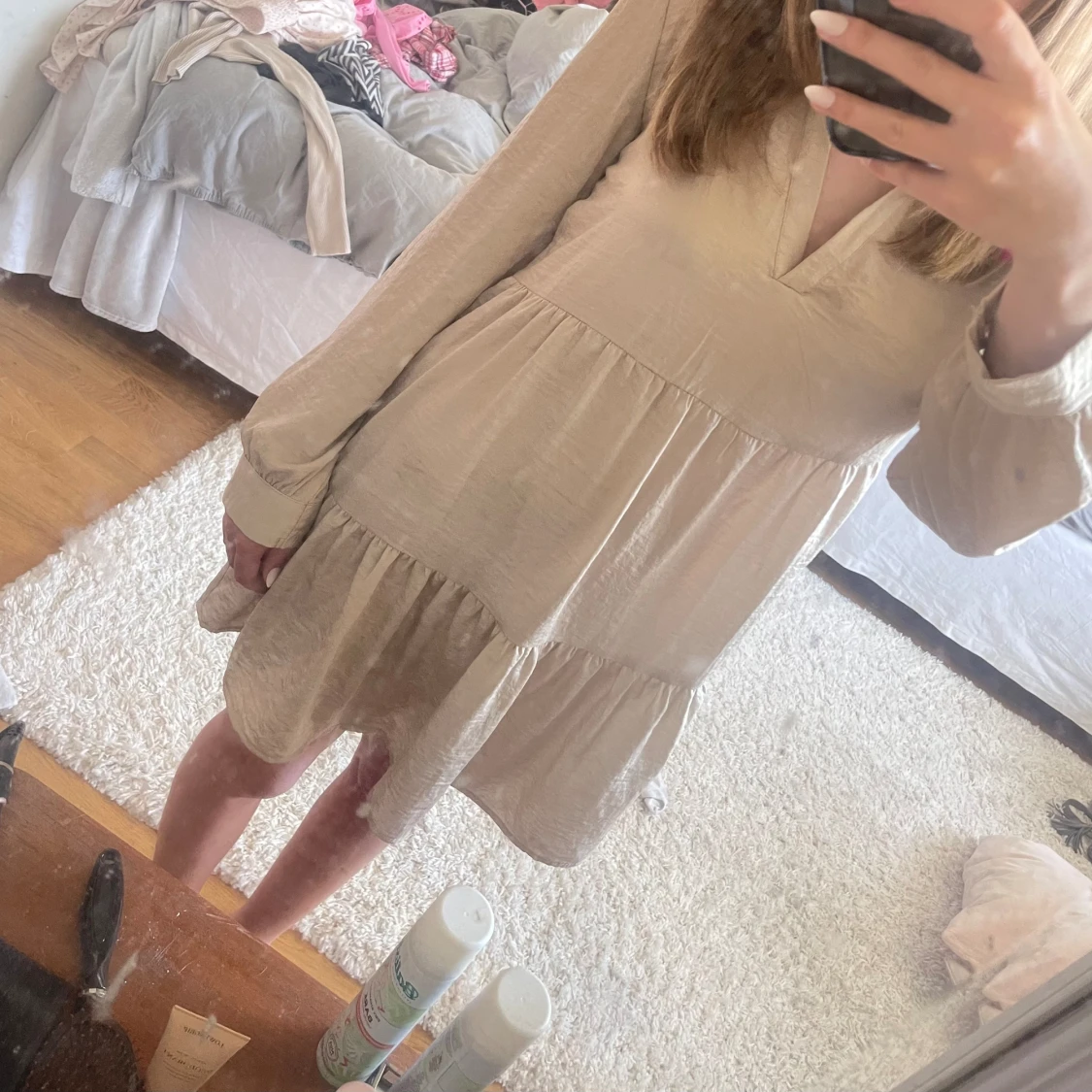 Beige klänning - 91