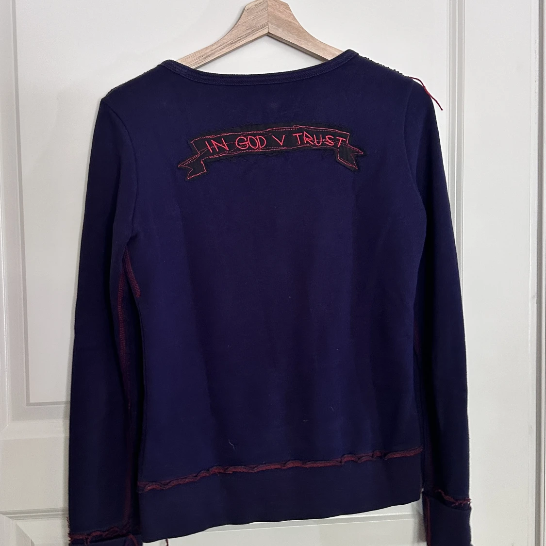 Mörkblå sweatshirt - 90