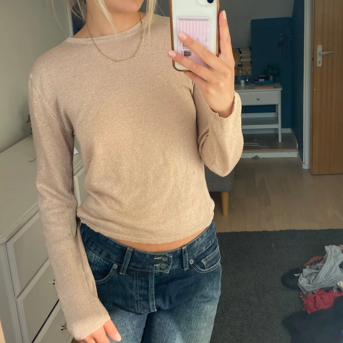 Glittrig tröja  - 90