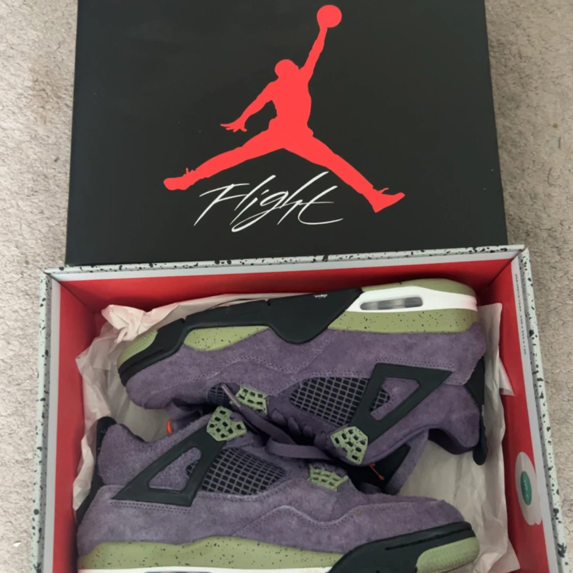 Jordan 4 Canyon Purple