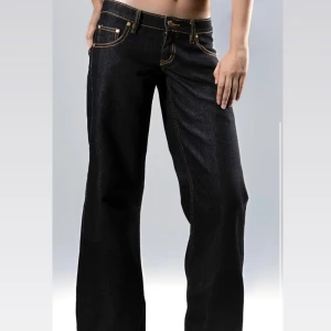 Låg midja jeans  - Mörkblå jeans 👖 låg midja 