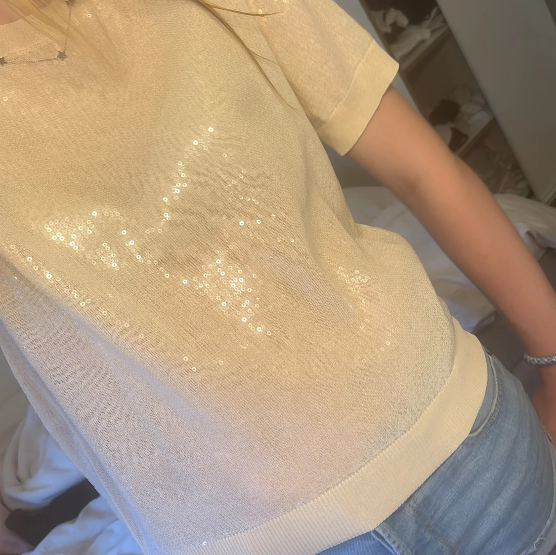 Glitrig zara tröja - 90